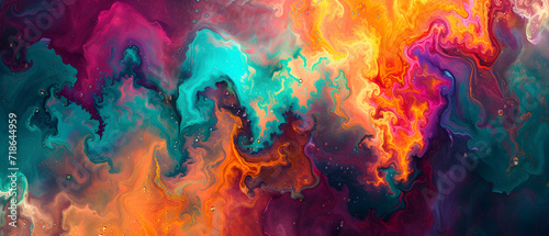 Abstract Painting With Colorful Colors