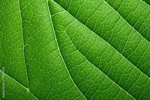 Macro of green leaves Generated by AI