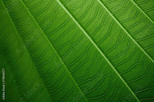 Macro of green leaves Generated by AI