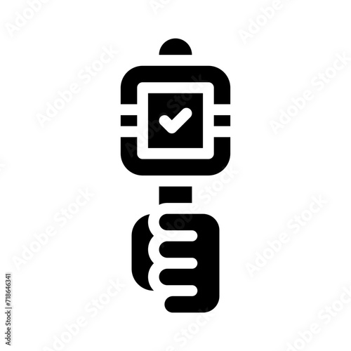 agree glyph icon