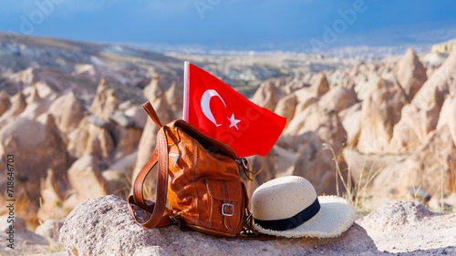 Travel destination, vacation, tour tourism in Turkey- Cappadocia