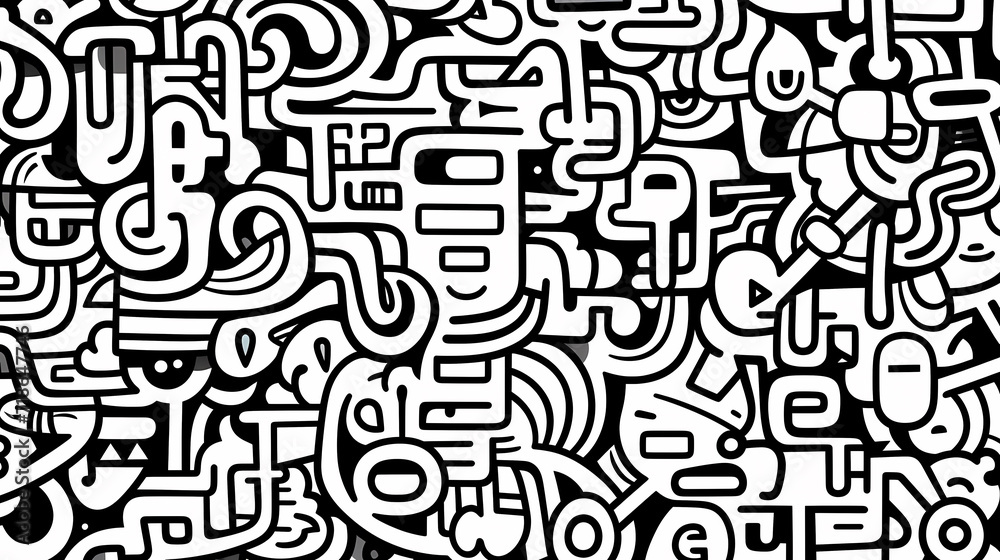 Cute graffiti art abstract background poster web page PPT, art background Cute graffiti art abstract background poster web page PPT, art background