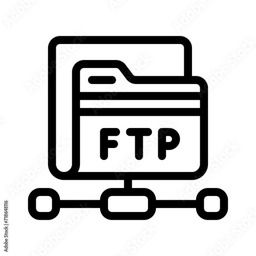 ftp line icon