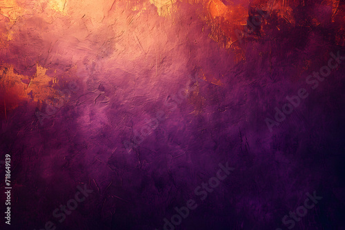 Gradient of Dark orange purple abstract gold texture