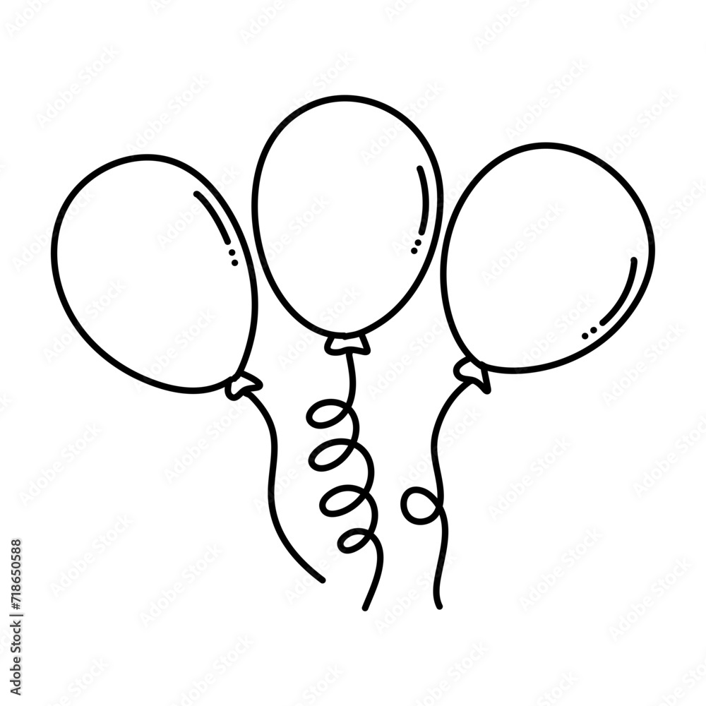 Balloons with string for Party celebration Balloons with string for Party celebration