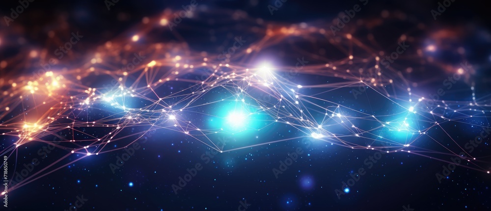 Abstract background themed on particle physics and quantum physics, dealing with the complexities of particles, Ai Generated Abstract background themed on particle physics and quantum physics, dealing with the complexities of particles, Ai Generated