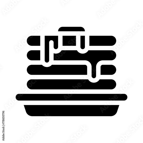 pancakes glyph icon
