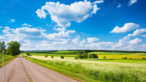 Summer country road