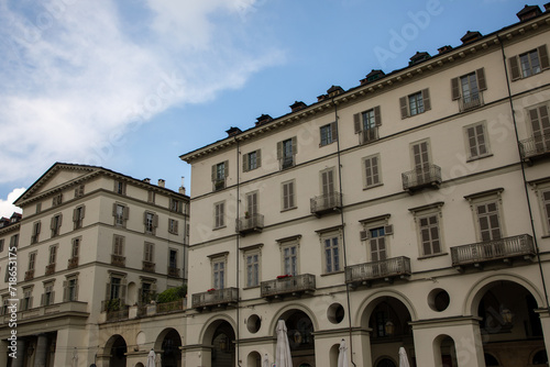 Turin Piazza Vittorio square historic center among the squares and the royal museums