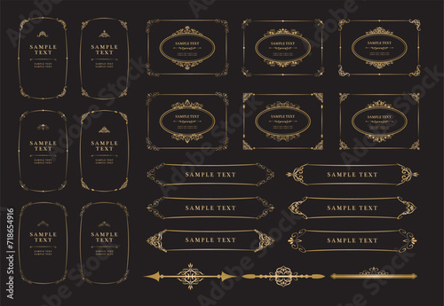 アンティーク　ビンテージ　フレーム飾り枠
