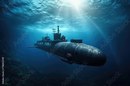 Water military ocean boat ship submarine war army sea marine underwater photo