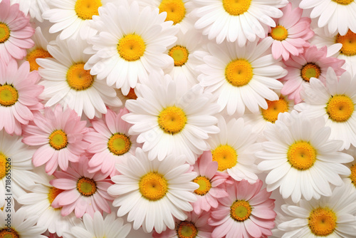 Beauty plant yellow daisies floral spring blossom nature white background closeup blooming summer flower