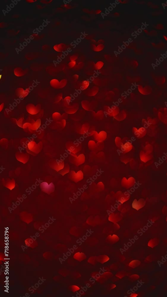 red background with highlights, sparkles. Beautiful holiday background, background for postcards, with copy space
