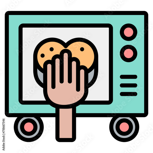 Microwa Icon Element For Design