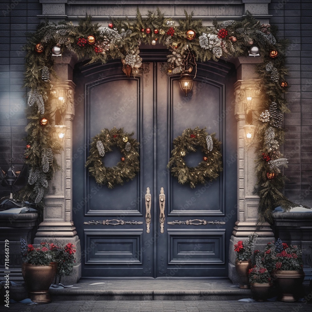 Adorned Entrances: A Showcase of Doors and Decorations