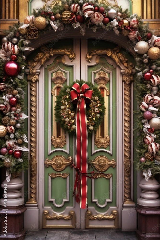 Adorned Entrances: A Showcase of Doors and Decorations