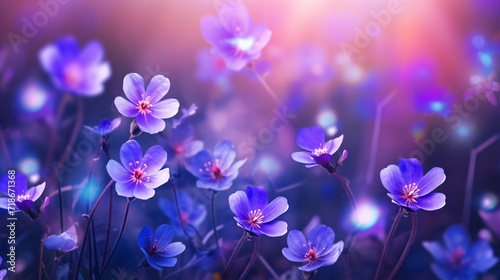 Wild purple flowers © Cybonad