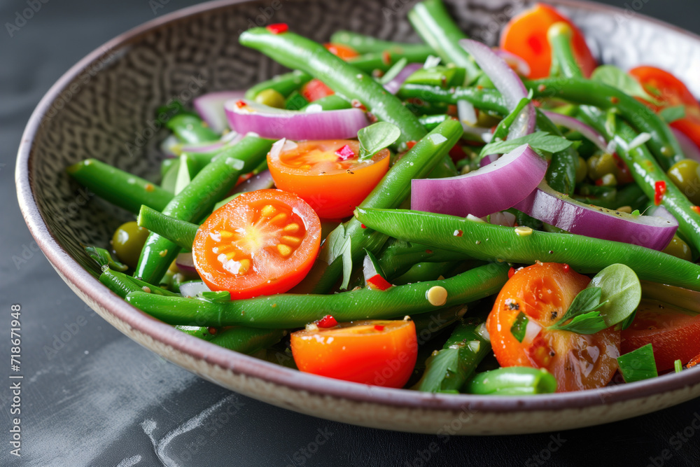 Fresh green beans salad Fresh green beans salad