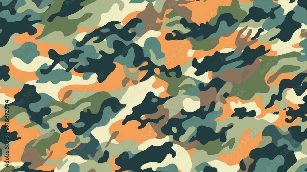 Camo Illustration pattern Camo Illustration pattern