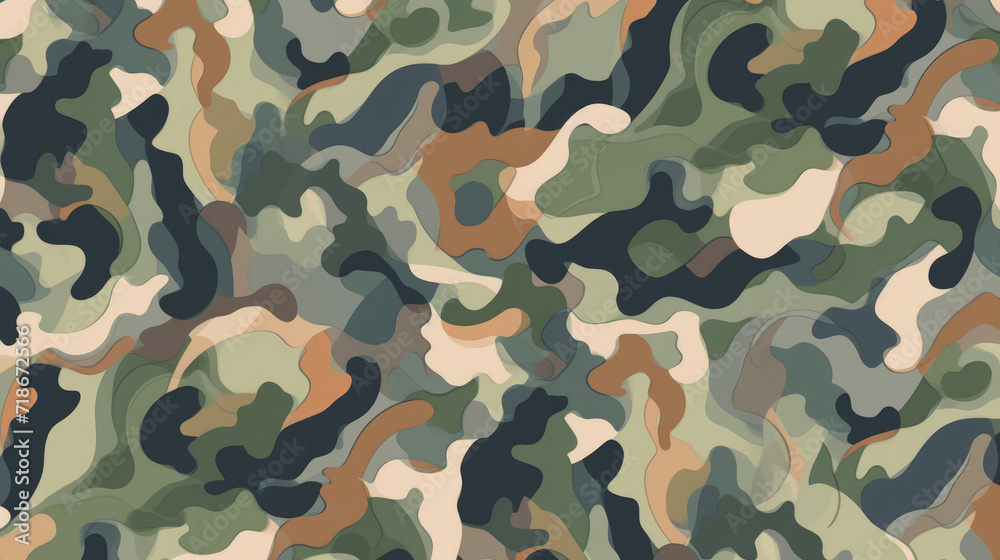 Camo Illustration pattern Camo Illustration pattern