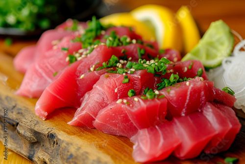 tuna fillet sashimi