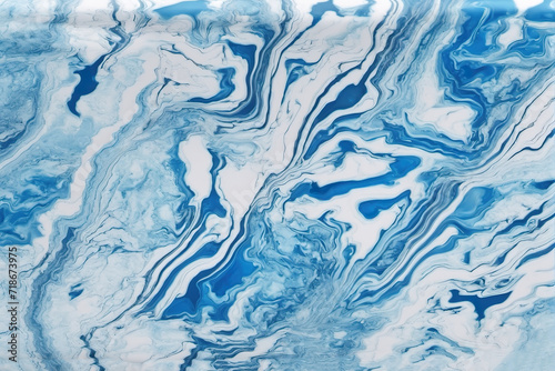 Blue gold marble texture background