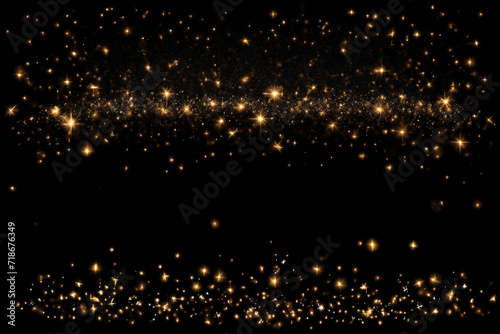 Starry lights star background