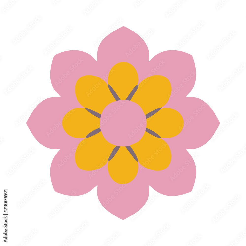 Beautiful flower shape design for various decorations. Beautiful flower shape design for various decorations.