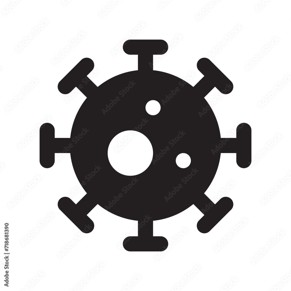 Obraz premium coronavirus glyph icon