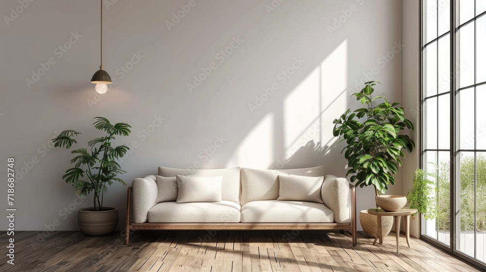 Fototapeta premium Sofa. Interior of modern sofa minimal design