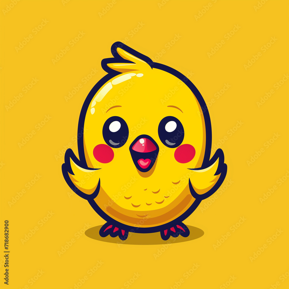 Logo illustration of a Chick ver1