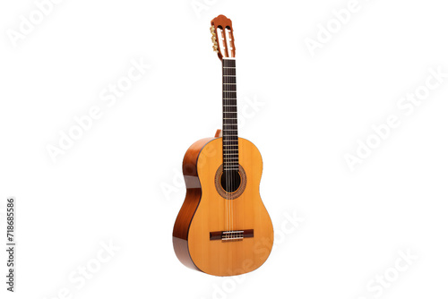 Melodies of the Classical Guitar Isolated On Transparent Background