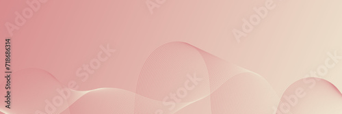 Abstract background vector orange, peach fuzz with dynamic waves for wedding design. Futuristic backdrop with network wavy lines. Premium template with stripes and gradient mesh for banner or poster