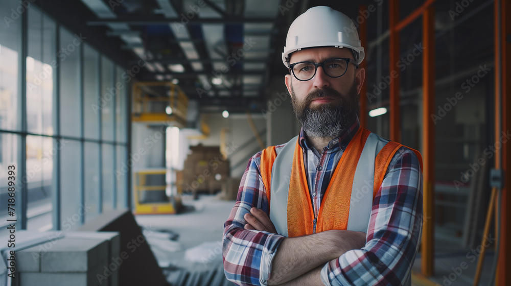 Expert Construction Engineer: Commanding Presence on Site Expert Construction Engineer: Commanding Presence on Site