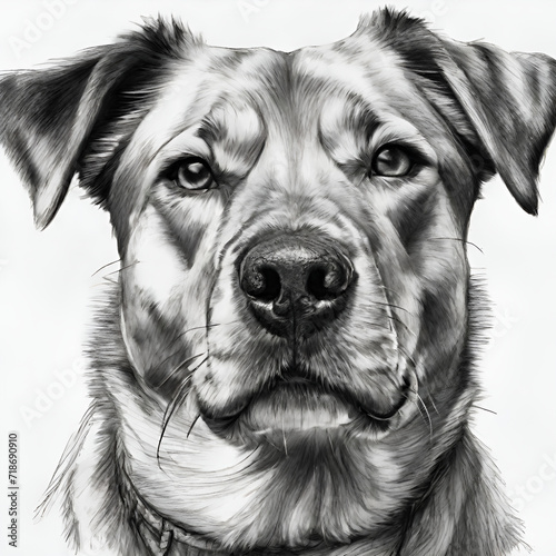 portrait of a dog © Khaled