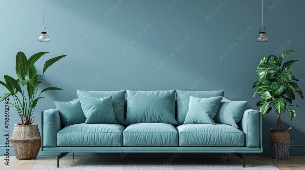 Sofa. Interior of modern sofa minimal design Sofa. Interior of modern sofa minimal design