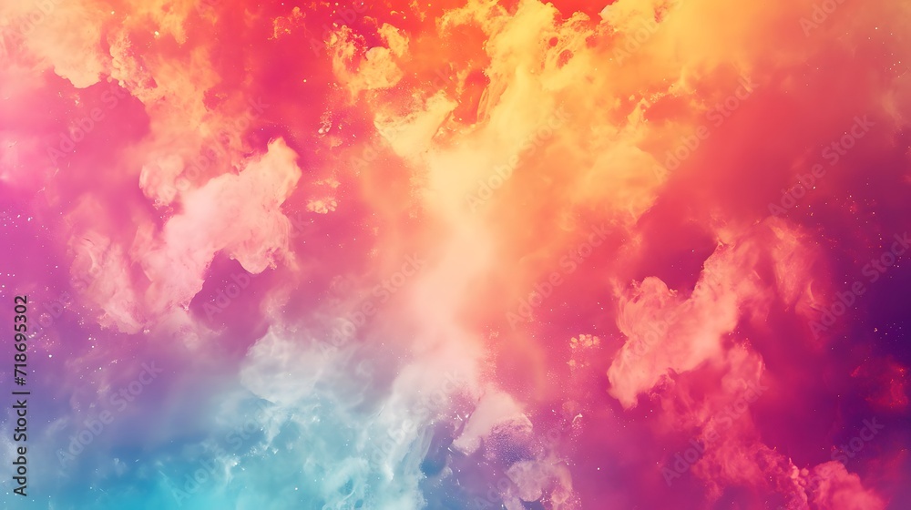 Holi clip art abstract patterns of color clouds. Holi clip art abstract patterns of color clouds.