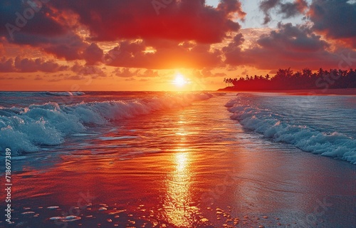 Indian Ocean sunset