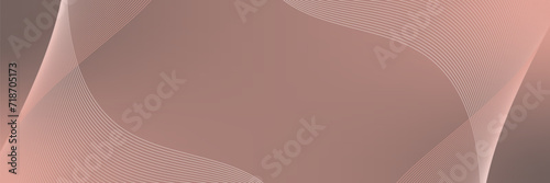 Abstract background vector orange, peach fuzz with dynamic waves for wedding business. Futuristic backdrop with network wavy lines. Premium template with stripes and gradient mesh for banner or poster
