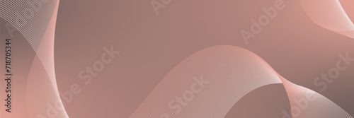 Abstract background vector orange, peach fuzz with dynamic waves for wedding business. Futuristic backdrop with network wavy lines. Premium template with stripes and gradient mesh for banner or poster