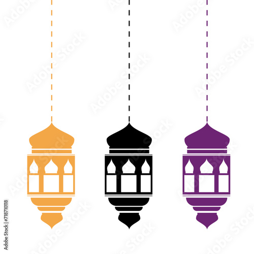 Vector lamp traditional arabic