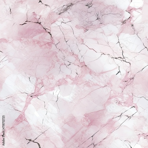 Close Up of Pink Marble Texture, Seamless Pattern Image