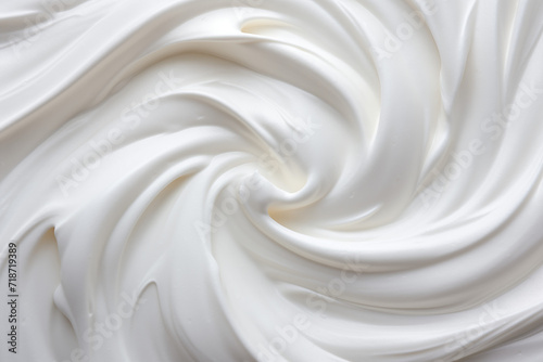 White nude cream texture. Beauty cream texture. Makeup liquid foundation: lotion; yogurt; skincare product textured background. Cosmetics product. Softness delicate moisturizer smooth smear