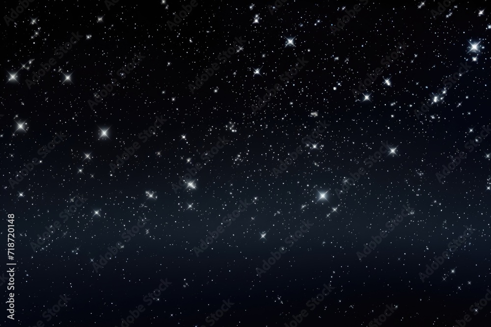 Fototapeta premium Long exposure captures starry night sky.