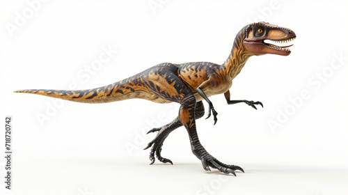 3D Rendered of A Velociraptor