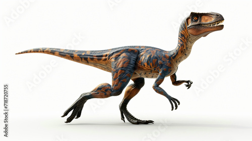 3D Rendered of A Velociraptor