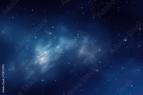 Panoramic view of Milky Way galaxy and stars. © darshika