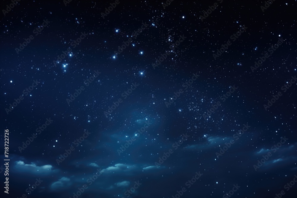 Fototapeta premium Night sky with stars.