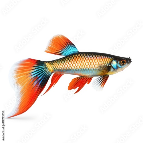 Photo of gappy fish isolated on white background