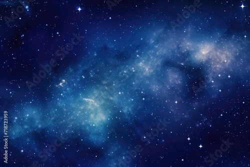Night sky  stars  nebula  and galaxy.